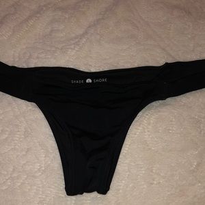 SHADE & SHORE bikini bottoms BLACK SIZE MEDIUM
